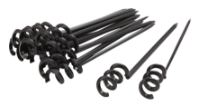 3.5” Swirl Pick BLACK (1000 Pack) 3.5", Swirl, Pick, BLACK, Beaumont