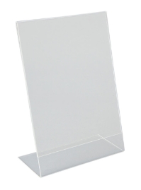 Perspex Menu Holder A5 Angled (Each) PerspeMenu, Holder, A5, Angled, Beaumont
