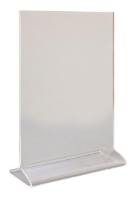 Perspex Menu Holder A5 Vertical (Each) PerspeMenu, Holder, A5, Vertical, Beaumont
