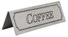 Coffee Table Sign Stainless Steel (Each) Coffee, Table, Sign, Stainless, Steel, Beaumont