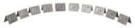 11-20 Stainless Steel Table Numbers (Each) 11-20, Stainless, Steel, Table, Numbers, Beaumont
