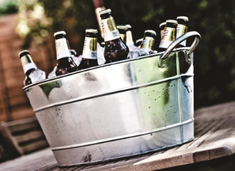 Galvanised Steel Beverage Tub (Each) Galvanised, Steel, Beverage, Tub, Beaumont