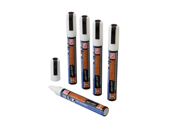 6mm Chisel Liquid Chalk Pen WHITE (5 Pack) 6mm, Chisel, Liquid, Chalk, Pen, WHITE, Beaumont