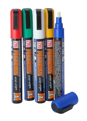 6mm Liquid Chalk Pen COLOUR (5 Pack) 6mm, Liquid, Chalk, Pen, COLOUR, Beaumont