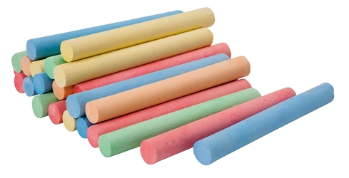 Coloured Chalk (100 Pack) Coloured, Chalk, Beaumont