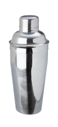 Deluxe Cocktail Shaker St/Steel 750ml (Each) Deluxe, Cocktail, Shaker, St, Steel, 750ml, Beaumont