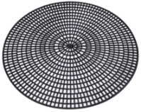 Non Slip Mat for 16” Service Tray - Black (Each) Non, Slip, Mat, for, 16", Service, Tray, Black, Beaumont