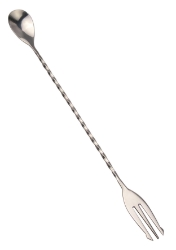 Mezclar Cocktail Spoon With Fork (Each) Mezclar, Cocktail, Spoon, With, Fork, Beaumont