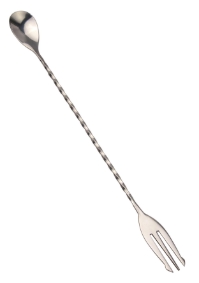 Mezclar Cocktail Spoon With Fork (Each) Mezclar, Cocktail, Spoon, With, Fork, Beaumont