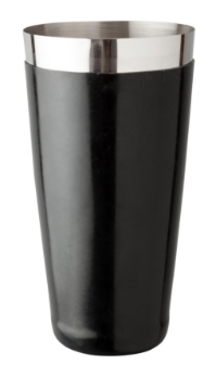 Beaumont 28 fl oz Boston Can Vinyl Coated BLACK (Each) Beaumont, 28, fl, oz, Boston, Can, Vinyl, Coated, BLACK, Beaumont