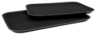 14”x18” Black Plastic Non Slip Tray (Each) 14"x18", Black, Plastic, Non, Slip, Tray, Beaumont