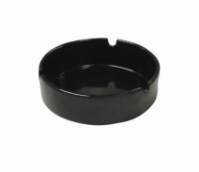 Black 4” Melamine Ashtray (10 Pack) Black, 4", Melamine, Ashtray, Beaumont