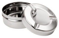 3 1/2” St/Steel Windproof Ashtray (24 Pack) 3, 1/2", St/Steel, Windproof, Ashtray, Beaumont