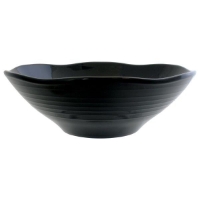 45 oz,  9" X 3" / 230mm X 76mm Soup Bowl, Classic Black 