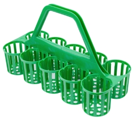 Glass / Bottle Carrier 10 Pockets GREEN (Each) Glass, , , Bottle, Carrier, 10, Pockets, GREEN, Beaumont