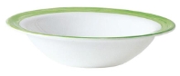 Brush Green Rimmed Bowl 4.7” 12cm (36 Pack) Brush, Green, Rimmed, Bowl, 4.7", 12cm