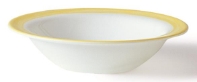 Brush Yellow Rimmed Bowl 4.7” 12cm (36 Pack) Brush, Yellow, Rimmed, Bowl, 4.7", 12cm