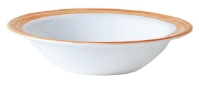 Brush Orange Rimmed Bowl 4.7” 12cm (36 Pack) Brush, Orange, Rimmed, Bowl, 4.7", 12cm