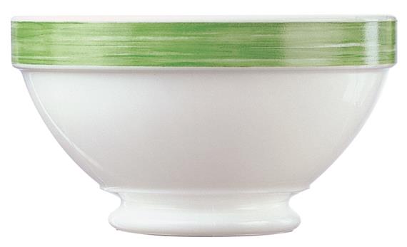 Brush Green Stackable Footed Bowl 17.5oz 50cl (36 Pack) Brush, Green, Stackable, Footed, Bowl, 17.5oz, 50cl