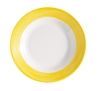 Brush Yellow Soup Plate 8.9” 22.5cm (24 Pack) Brush, Yellow, Soup, Plate, 8.9", 22.5cm