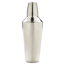 Stainless Steel Cocktail Shaker 25cm Tall 750ml (Each) Stainless, Steel, Cocktail, Shaker, 25cm, Tall, 750ml, Nevilles