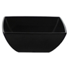 2 1/2 oz, 2 5/8in / 65mm Square Bowl, 1 3/8in / 35mm Deep, Classic Black (4 Pack) 