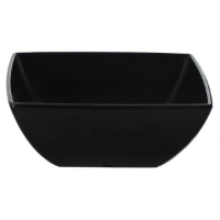 22 oz, 5 1/2? / 140mm Square Bowl, 2 1/4? / 55mm Deep, Classic Black 