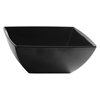 40 oz, 7 1/8in / 180mm Square Bowl, 2 3/4in / 70mm Deep, Classic Black (4 Pack) 