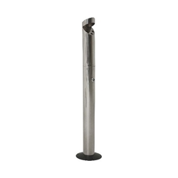 Genware Floor-Mounted Stainless Steel. Smokers Pole (Each) Genware, Floor-Mounted, Stainless, Steel., Smokers, Pole, Nevilles