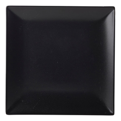 Luna Square Coupe Plate 26cm Black Stoneware (6 Pack) Luna, Square, Coupe, Plate, 26cm, Black, Stoneware, Nevilles