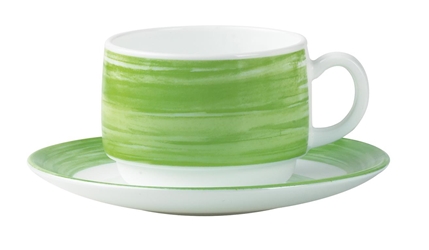 Brush Green Stacking Cup 6.7oz 19cl (48 Pack) Brush, Green, Stacking, Cup, 6.7oz, 19cl