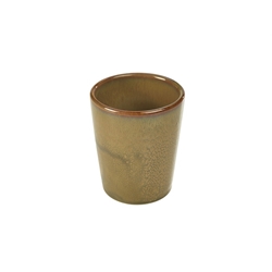 Terra Stoneware Rustic Brown Conical Cup 10cm (12 Pack) Terra, Stoneware, Rustic, Brown, Conical, Cup, 10cm, Nevilles