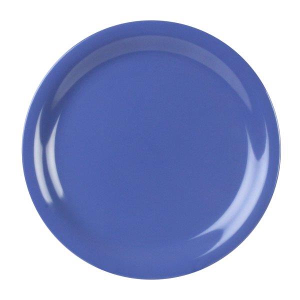 Narrow Rim Plate 9? / 230mm, Blue (12 Pack) 