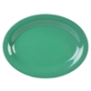 9 1/2in X 7 1/4in / 240mm X 185mm Platter, Green (4 Pack) 