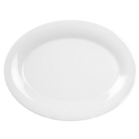 9 1/2? X 7 1/4? / 240mm X 185mm Platter, White 