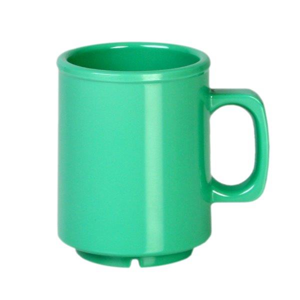 8 oz Mug, Green (4 Pack) 