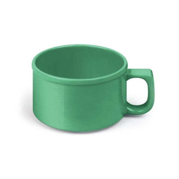 8 oz, 4inch / 100mm Soup Mug, Green (12 Pack) 
