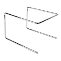 Pizza Tray Stand, Chrome Plated 241mm x 229mm x 165mm / 9 1/2? x 9? x 6 1/2? 