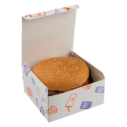 Ssupa Snax Burger/Pie Box, Large 