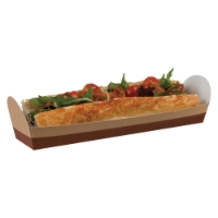Cafe Today Open Baguette Tray (brown) 