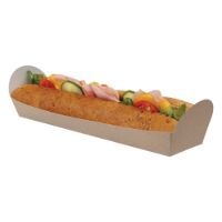 Open Baguette Tray (kraft) 