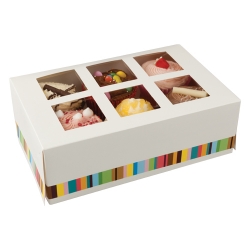 Six Cake Box & Insert 