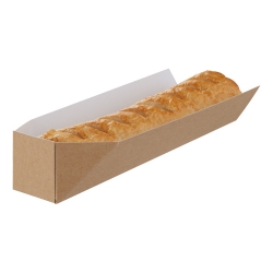 Small Tray, single side opening (kraft) 