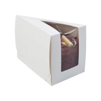 Large Piece o Cake wedge (white) 