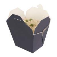 Square Multi-food Carton, Black 