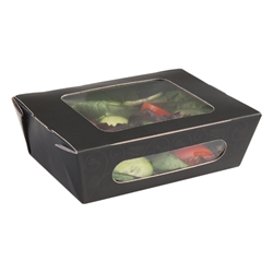 Elegance tuck-top salad box, 825 ml 