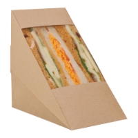 Large Sandwich Pack, Rear Loading (kraft) 