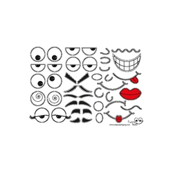 Funny Faces Stickers 