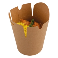 Medium Tuck-top Food Tub 750 ml / 26 UK fl.oz, Kraft 
