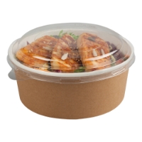 Kraft Multi-food pot & PET lid 700ml 